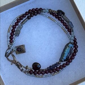 Authentic Sundance multi-strand gemstone bracelet - NIB